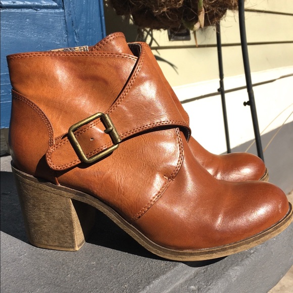 Rock & Candy Vegan Leather Wrapped Buckle Booties - Picture 2 of 13